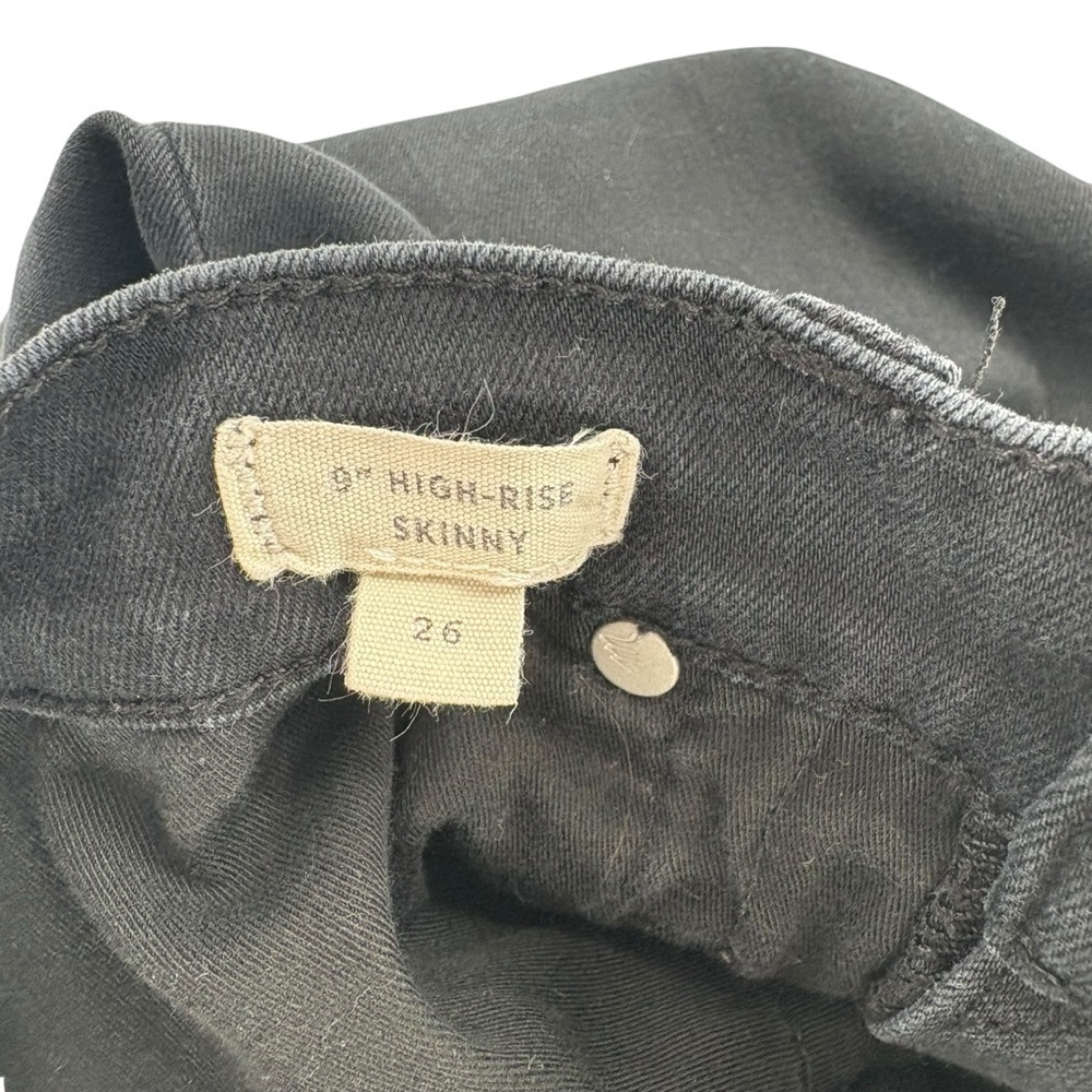 Madewell Women's 9” High-Rise Black Skinny Jeans - Picture 11 of 11